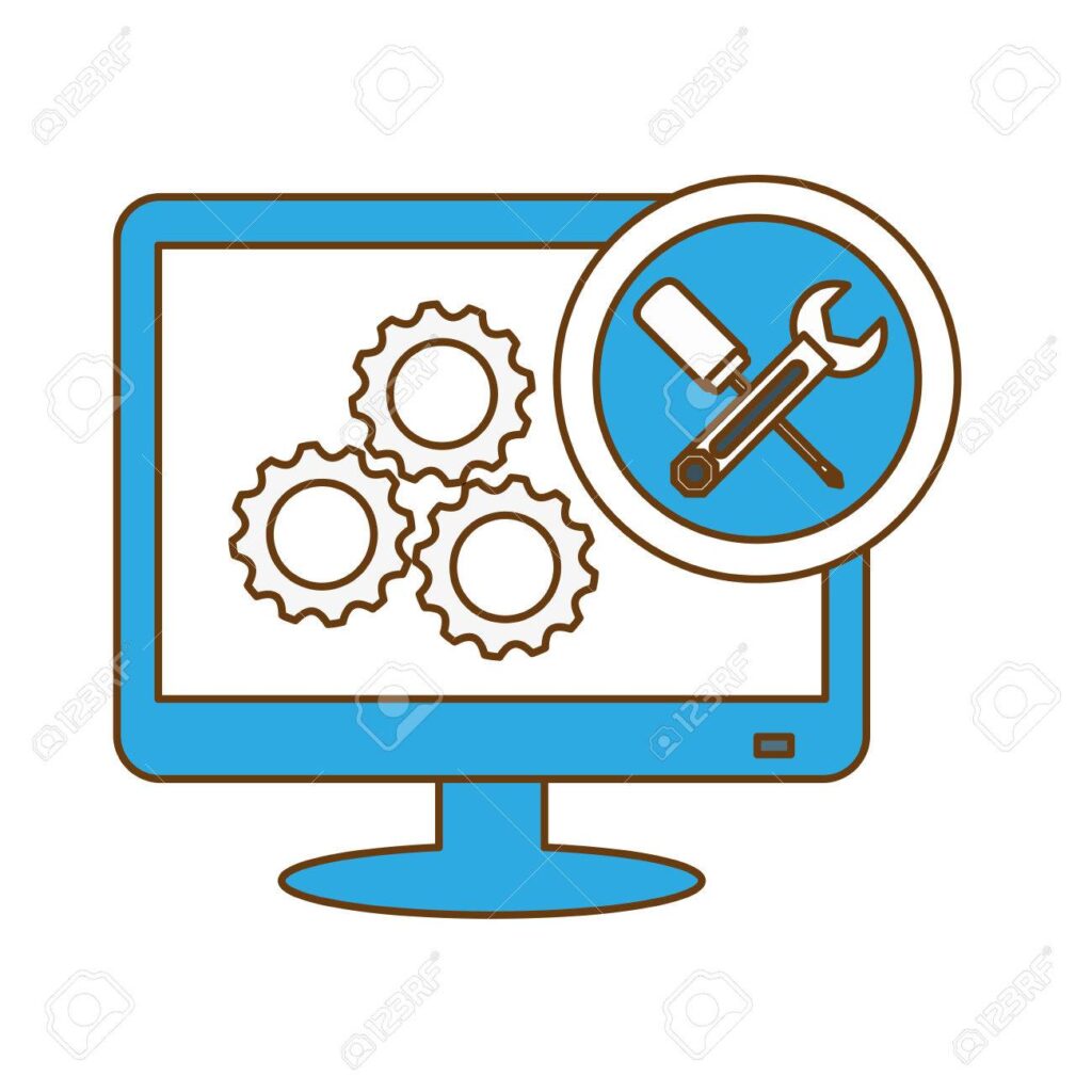 technical service computers icon